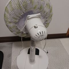 【1000円・中古扇風機】アイリスオーヤマ 扇風機 LFA-306-W 2022年製 扇風機カバー付の画像
