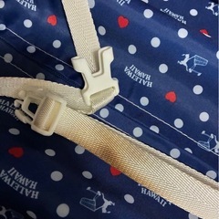 HALEIWA キャリーケース 黒 ドット柄内装の画像