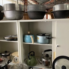お店でフリーマーケット　調理用器具・鍋・フライパン等　500円からの画像