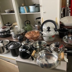 お店でフリーマーケット　調理用器具・鍋・フライパン等　500円からの画像