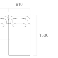 アルモニア　　カウチソファの画像