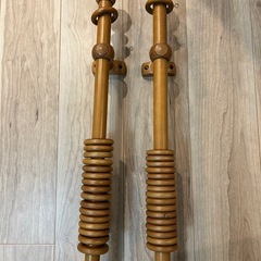 カーテンレール　ウッド　一間サイズの画像