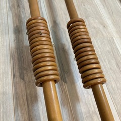 カーテンレール　ウッド　一間サイズの画像