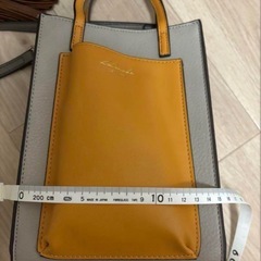 【未使用】ショルダー付ミニハンドバッグの画像