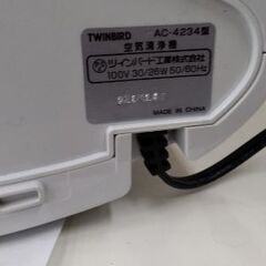 未使用　空気清浄機　ツインバードの画像