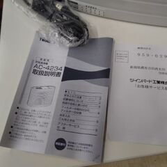 未使用　空気清浄機　ツインバードの画像