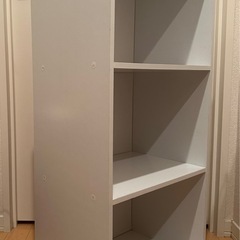 3段カラーBOX/ホワイトの画像