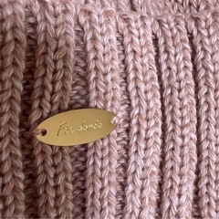 未使用　THE EMPORIUM ベージュ ニット帽　ワールドの画像