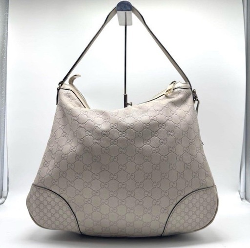 Gucci グッチGGパターン ショルダーバッグ肩掛け　シマ インターロッキング