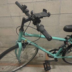 PROVROS クロスバイク 自転車 26インチ シマノ6段変速ギア 泥除け LEDライト ワイヤー錠 初心者 軽量P-701の画像