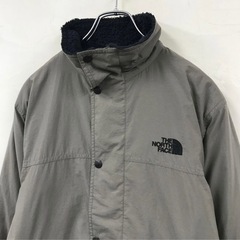 【激安】THE NORTH FACE ザノースフェイス ナイロンジャケット フルジップ 刺繍ロゴsizeS ベージュ メンズ トップス ナイロン100の画像