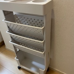 書類収納 キャスターワゴンの画像