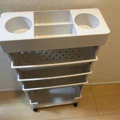 書類収納 キャスターワゴンの画像