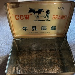 昭和レトロ？牛乳石鹸の缶の画像