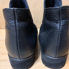 11  NINE DI SPORTS ショートブーツ サイドゴア ブラック　レディース 21.5の画像
