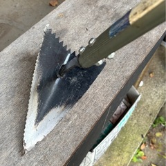 ガーデニング3点セット 熊手・三角ホー・レーキ 庭仕事用 アルミ柄 軽量タイプの画像