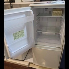 取引決定　シャープ冷蔵庫  SJ-D14B-W 2016年製　2ドア の画像