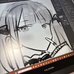 【高性能クリエイターPC＋液タブセット】raytrek debut MX + HUION Kamvas Pro24／Core i7 メモリ32GB PC + WQHD 24型液タブ／周辺機器付き／即使用可／イラスト・漫画・動画制作などにの画像