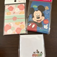 ポチ袋と付箋セットの画像