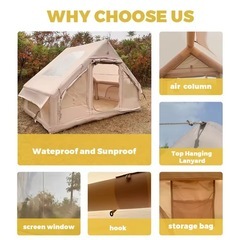 キャンプテント　エアフレームの画像