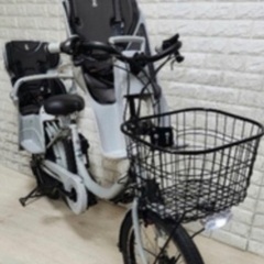 美品🌸室内保管🌈バッテリー最高レベル🌼ブリヂストンビッケ2⚪️子供乗せ電動自転車ブルーグレー8の画像