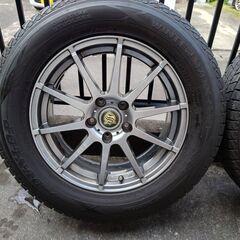 スタッドレスタイヤ　DUNLOP WINTER MAXX SJ8　20年製4本の画像