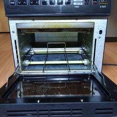 【動作良好】アイリスオーヤマ リクック熱風オーブン FVX-M3B-B 温風フライヤー機能付き 付属品完備・レシピ集付き／江戸川区引き取り希望の画像