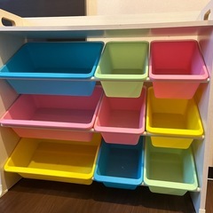 可愛い収納　子供　おもちゃの画像