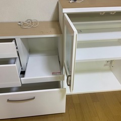 ニトリ キッチンボード 食器棚 コパン幅80cm の画像