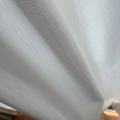 遮光カーテン（アイボリー）レースカーテン  150×190の画像