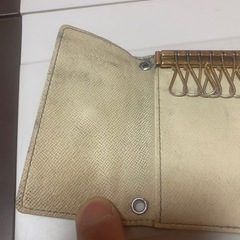 本日格安正規品ルイヴィトンダミエホワイトキーケースの画像