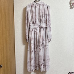 花柄のロングわんぴワンピースの画像