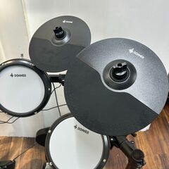 DONNER 電子ドラムセット DED-200 ヘッドフォン スティック イス付き 楽器 ドラムの画像