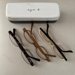 アニエスベーメガネなど3点セットの画像