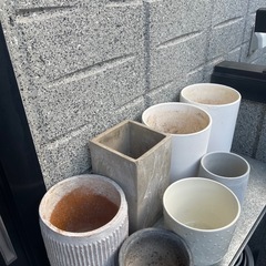 ガーデニング鉢色々の画像