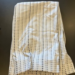 ニトリ　チェック柄カーテンの画像
