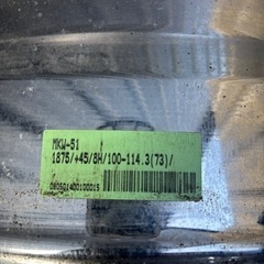 18インチ  4穴　メッキホイール　4本セットの画像