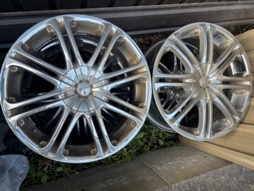 18インチ  4穴　メッキホイール　4本セット