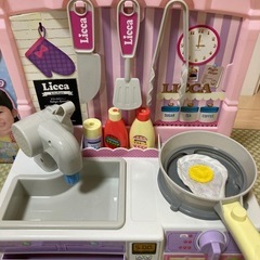 リカちゃん　ポンポンお料理ままごとキッチンの画像