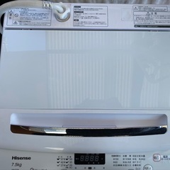 Hisense ハイセンス 洗濯機 HW-G75A 2020年製 7.5キロの画像