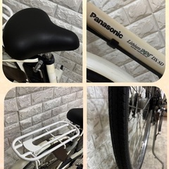 🌸美品🌸室内保管🌈バッテリー良好🌸パナソニック　ビビ　🌸電動自転車ホワイト8の画像