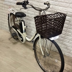 🌸美品🌸室内保管🌈バッテリー良好🌸パナソニック　ビビ　🌸電動自転車ホワイト8の画像