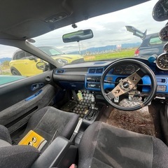 ホンダ シビック EJ1 AT  車高調 LAカスタムFバンパー FRPボンネット リビルトデスビ メインリレー新品 エンジン好調⭕️の画像