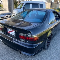 ホンダ シビック EJ1 AT  車高調 LAカスタムFバンパー FRPボンネット リビルトデスビ メインリレー新品 エンジン好調⭕️の画像