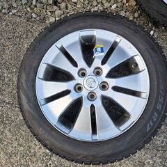 20アルファード純正アルミ、スタットレスタイヤの画像