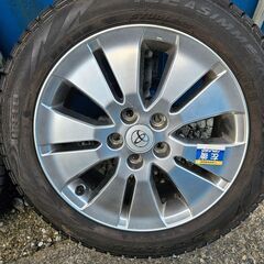 20アルファード純正アルミ、スタットレスタイヤの画像