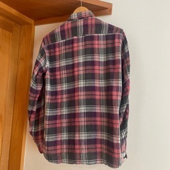 ユナイテッドアローズ　BEAUTY & YOUTH チェック柄長袖シャツ Mの画像