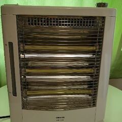 山善　電気ストーブ　ホワイトの画像