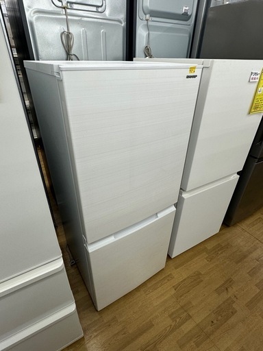 【ドリーム川西店御来店限定】☆ジモティー見たよ♪割引☆ シャープ ２ドア冷蔵庫　SJ-D15G-W 152L 2021／クリーニング済み 【99560000034247】
