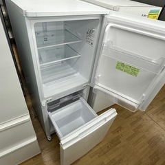 【ドリーム川西店御来店限定】☆ジモティー見たよ♪割引☆ シャープ ２ドア冷蔵庫　SJ-D15G-W 152L 2021／クリーニング済み 【99560000034247】の画像